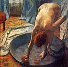 Edgar Degas Famous Paintings - The Tub I
